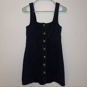 Forever 21 Black Denim Dress